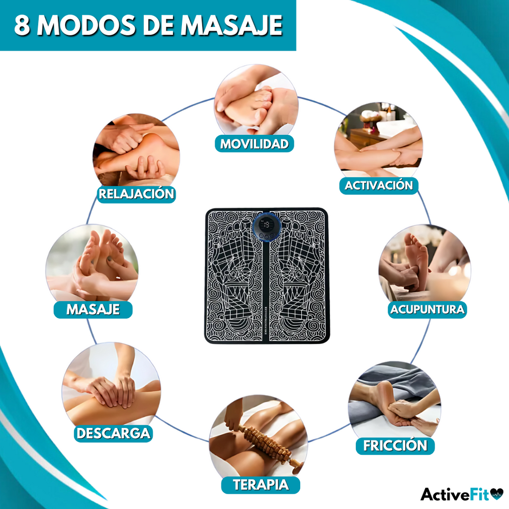 Masajeador de Pies EMS Activefit® + Calcetines Anti varices (GRATIS)
